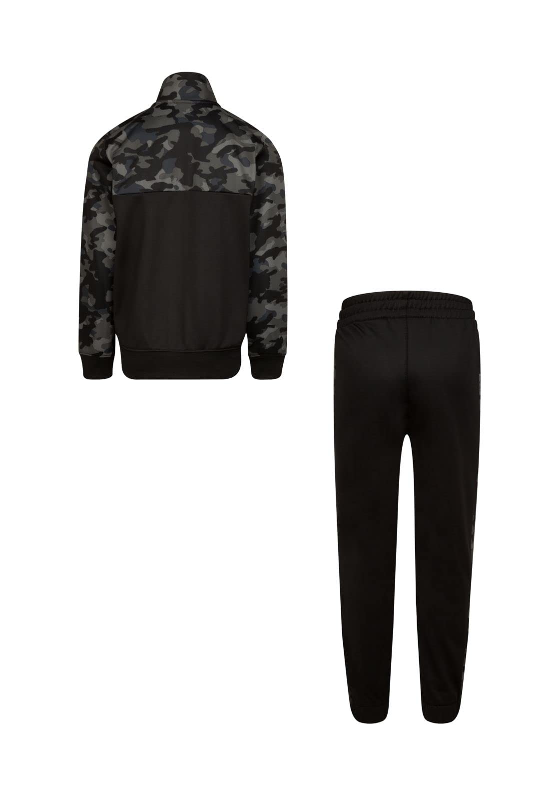 Nike Baby Boy Therma Dri Fit Jacket & Pants 2 Piece Set (Black(76H109-023)/Camo, 12 Months)