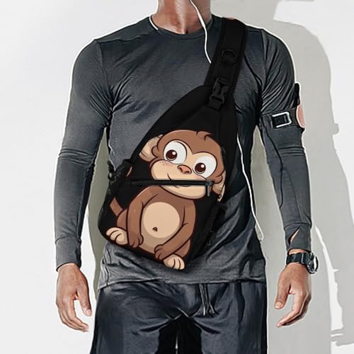 Bolso cruzado deportivo casual para mujer y hombre miniatura 7