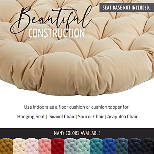 Mozaic Home Papasan Cushion, 44 In X 44 In X 4 In, Blush Pink #TOP6