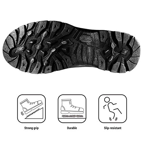 NORTIV 8 Men's Insulated Waterproof Construction Rubber Sole Winter Snow Ski Boots4