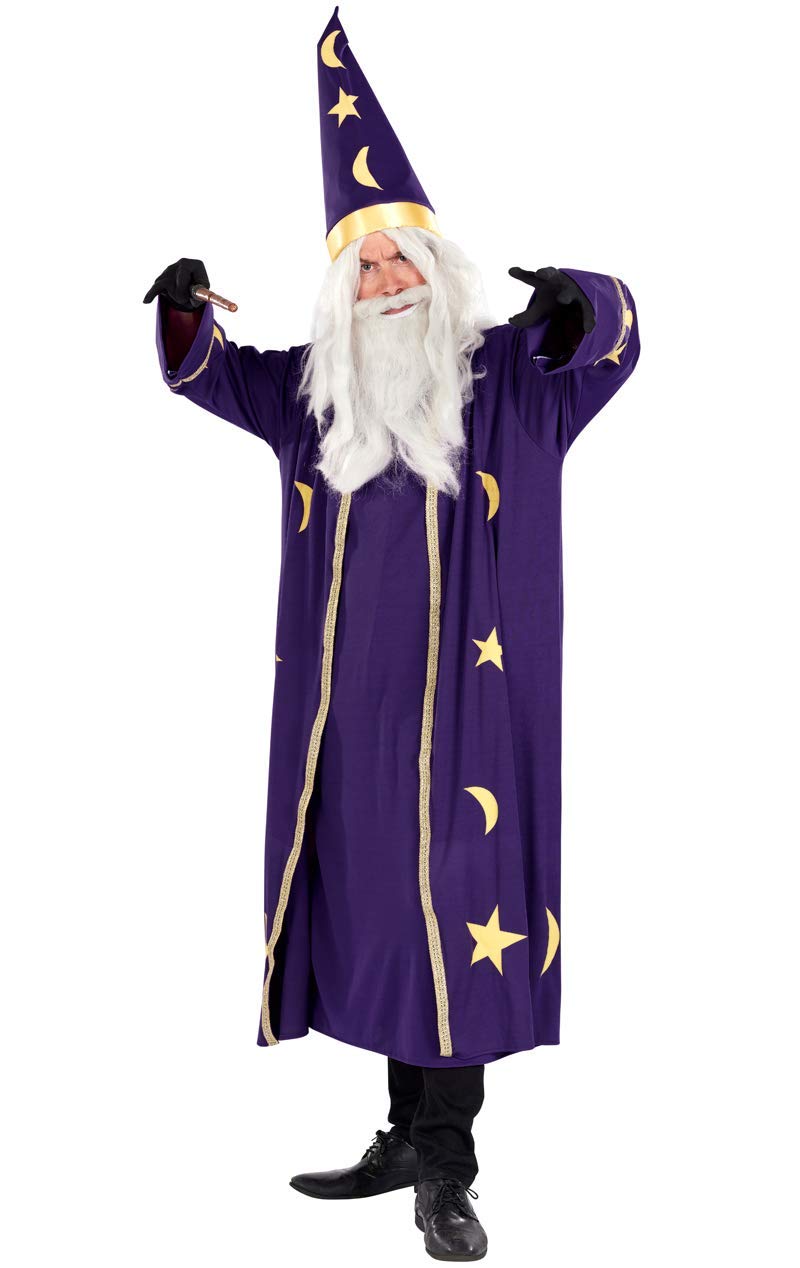 ORION COSTUMES Adult Men's Classic Wizard Halloween Fancy Dress Costume