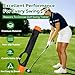 Rhino Valley Golf Grip Trainer, Golf Training Aid for Correcting Hand Position, Golf Training Grip to Help Improve Swing Technique, Ideal Golf Accessories for All Golf Clubs, Orange& Black