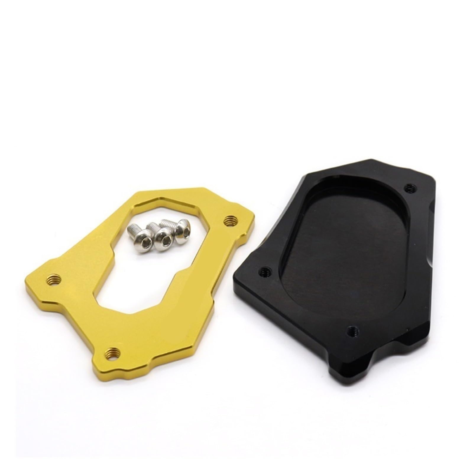 Seitenständer Plattenpolster Motorrad Seitenständer Vergrößern Verlängerungspads Platte Für B&MW Für R1200GS LC ADV Für R1250GS Für Abenteuer Vergrößerungspad(A)