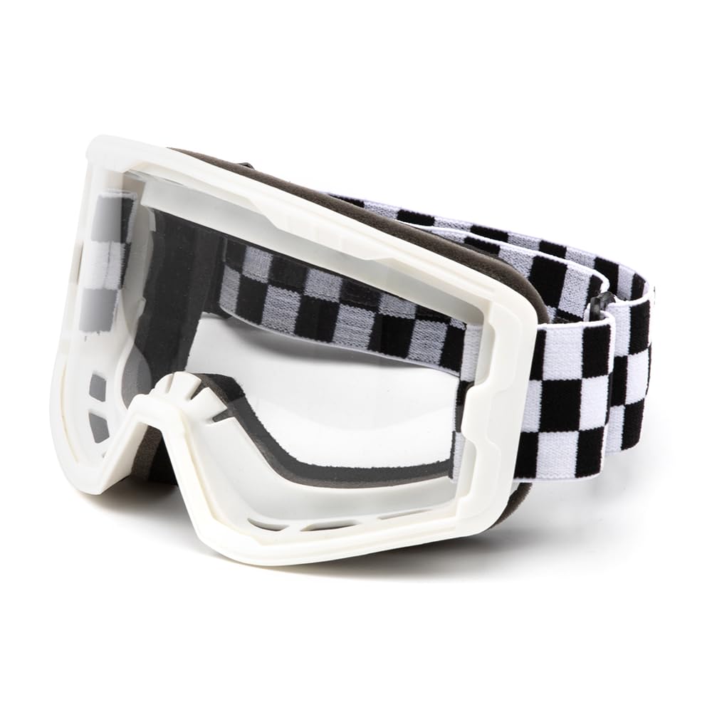 Motorradbrille - Dirt Bike ATV Motocross Anti-UV Einstellbare Reiten Offroad Schutzbrille für Männer Frauen Kinder Jugend Erwachsene