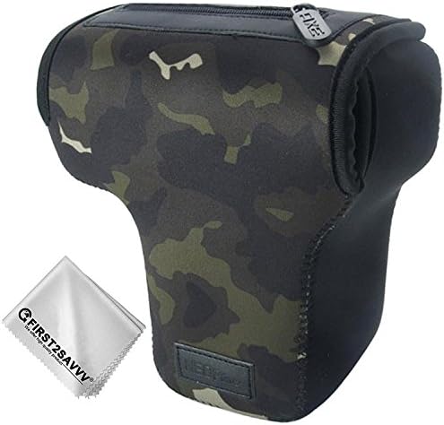first2savvv Neoprene Large special price !! Camera Case Purchase Bag for Rebel T7i EOS T6i Canon