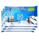 Wet Floor Cleaning Wipes - Wet Wipes for Most Flat Mops Compatible with Flash Mops - Perfect Floor Cleaner for Laminate, Tile, Wood, or Hard Surfaces (3 count (Pack of 60))