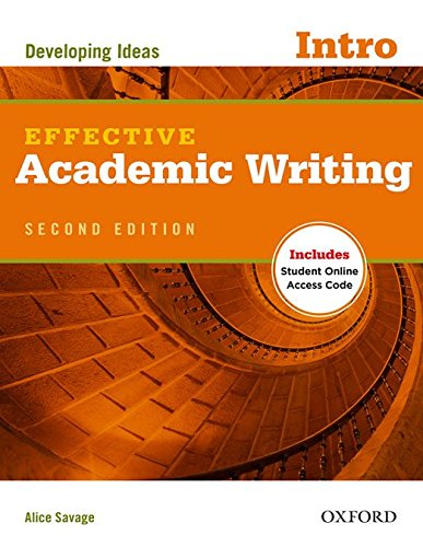 OXFORD UNIVERSITY PRESS Effective Academic Writing 2nd Edition Intro Student's Book with Online Practice