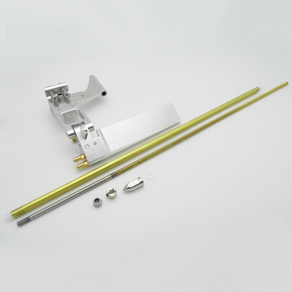 Zestaw steru sterowego wału elastycznego 4 mm RC Boat Marine Mount | Ten zestaw steru sterowego zapewnia precyzyjną kontrolę i wydajne chłodzenie wodą zdalnego sterowania statkiem morskim.