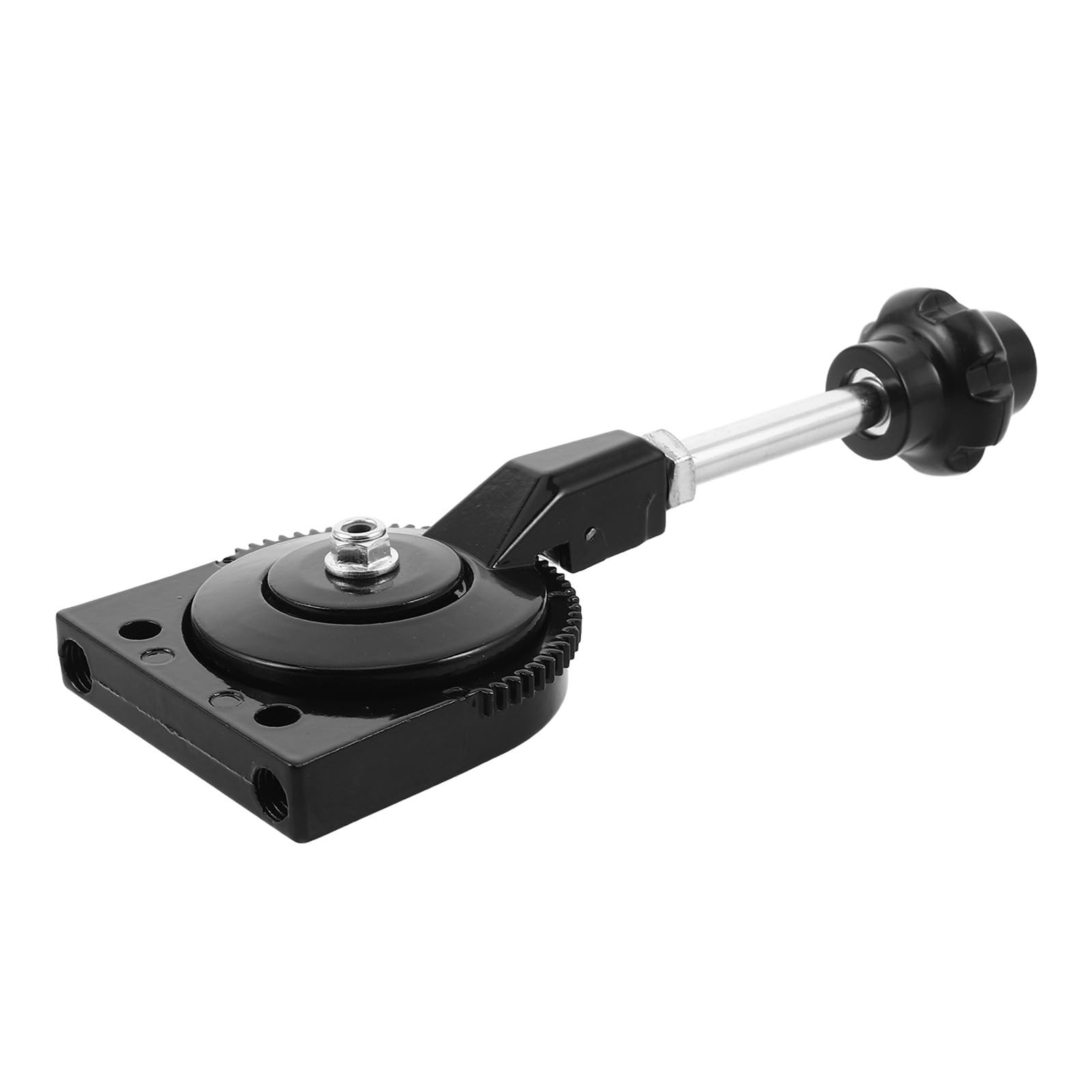 MALUGOGO Ergonomic Alloy and Plastic Construction Tractor Throttle Control Lever with 7mm Screw Hole, Easy Maintenance Push-pull Handle for Agricultural Machinery and Heavy Equipment