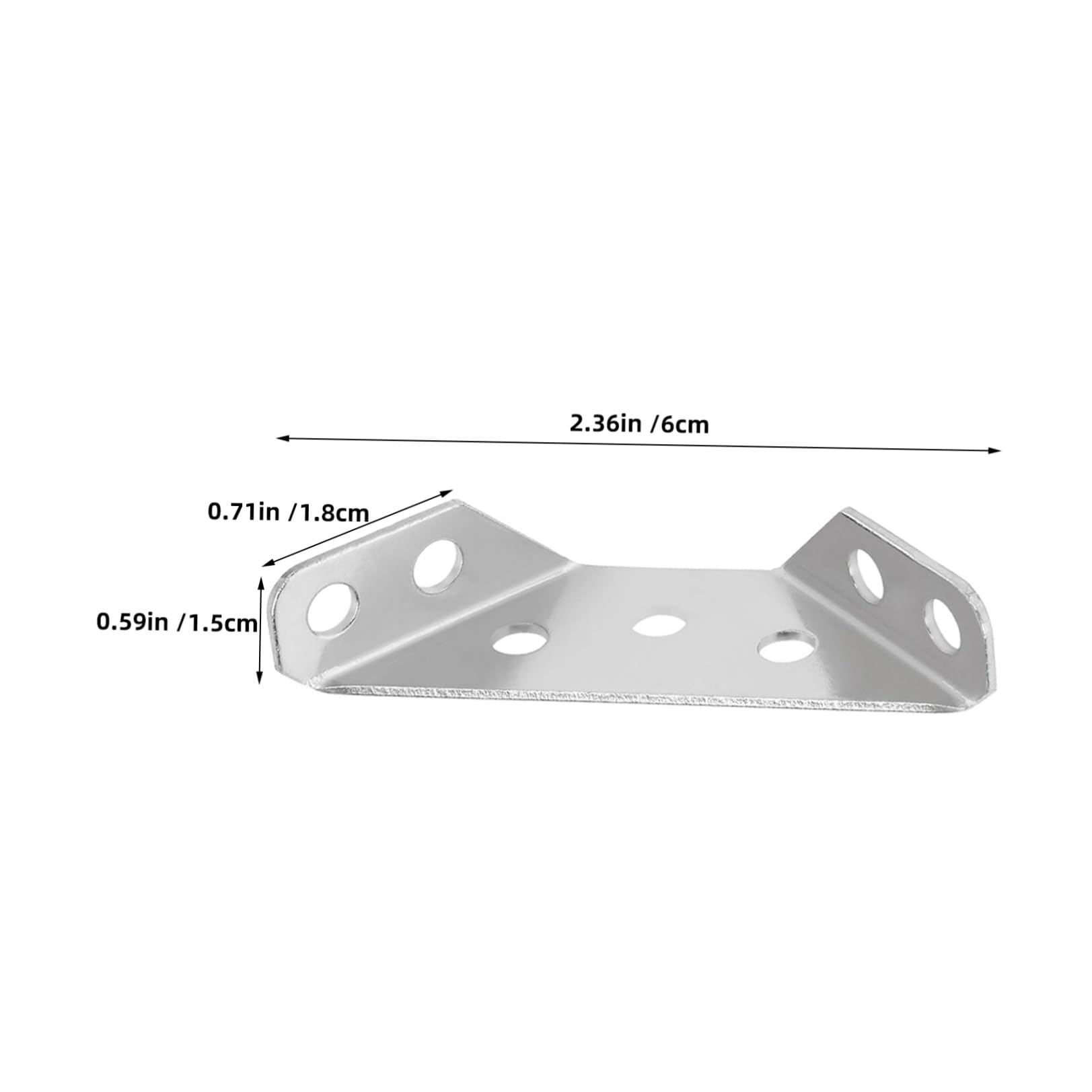 Ipetboom Supporti Angolari in Acciaio Inossidabile 48 Set Staffe Triangolari Resistenti alla Corrosione per Mobili Bagno e Armadi Progetti Fai-da-te