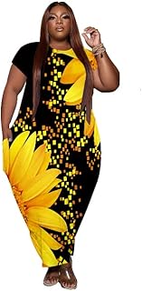 Oversize Tshirt Dress Plus Size Short Sleeve Maxi Dress with Pockets - Buy now