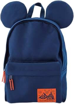 Amazon.co.jp: ディズニー リュック リュックサック 耳付き ネイビー