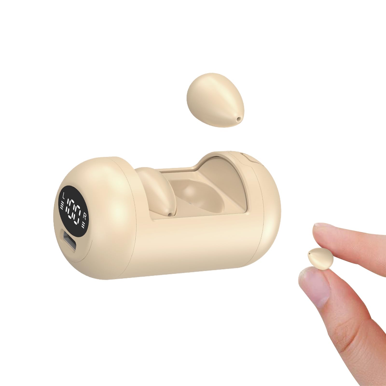 Mini Auriculares Inalámbricos Bluetooth Invisibles Pequeños para Dormir en la Oreja Bluetooth Dormir Lateral Auriculares Inalámbricos Auriculares Pequeños Auriculares Inalámbricos Sleeping In Ear