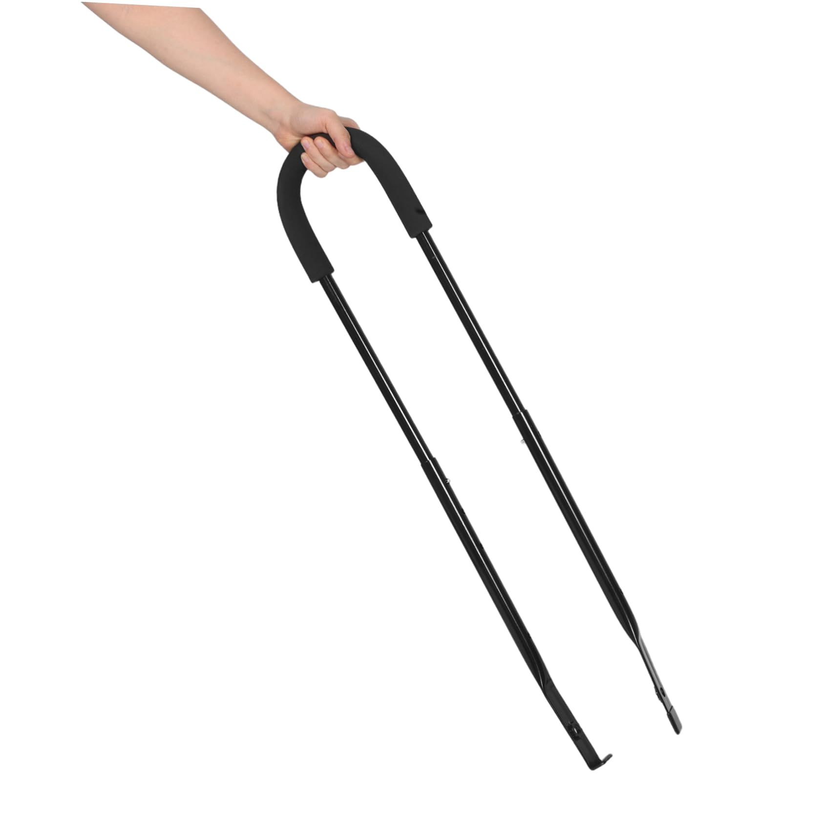 Dziecięcy Rower Treningowy Bezpieczeństwa Uchwyt Ergonomiczny Drążek Do Pchania Roweru Solidny Drążek Do Ćwiczeń Równowagi Roweru Czarny