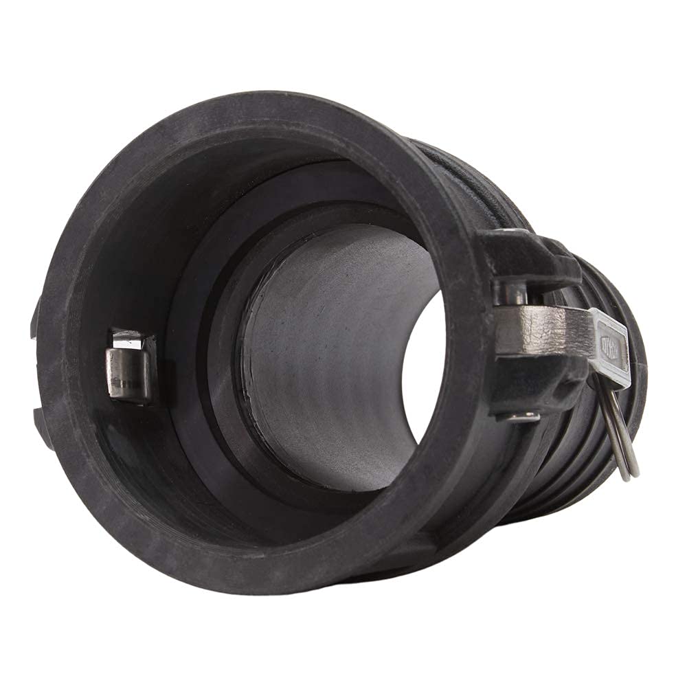 7.6 cm PVC Camlock Złączka do węża - Plastikowy łącznik do węża - Poly Typ C żeński adapter do węża krzywkowego - Kolczasty łącznik krzywkowy i łącznik rowkowy