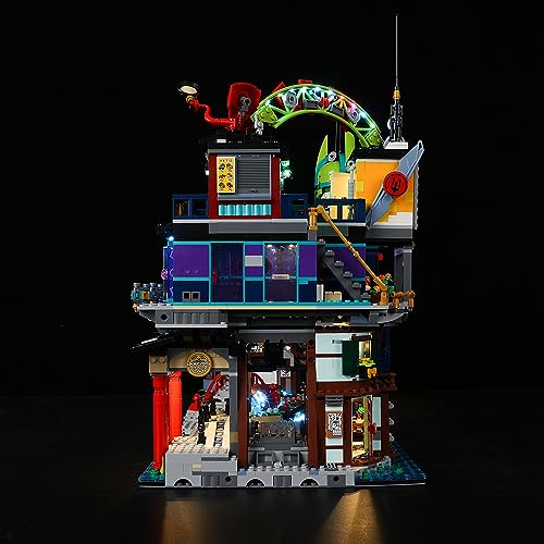 Kyglaring LED Lighting Kit For Lego-71799 City Markets Kits, Designed for Lego Building Blocks Model - Image 4