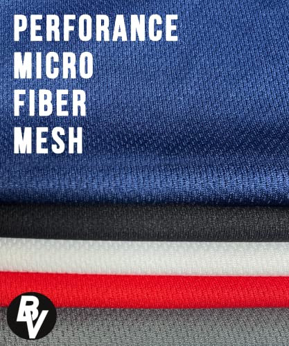 BROOKLYN VERTICAL Boy’s 5-Pack Quick Dry Moisture Wicking Active Athletic Performance Crewneck T-Shirt3