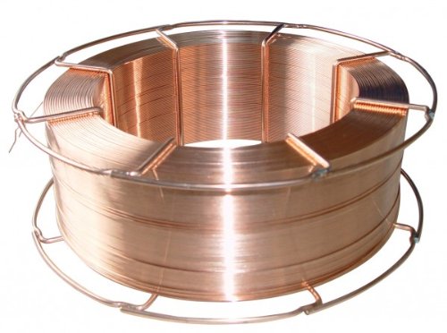Cavo saldatura per gas protezione 0,8 mm SG2 15 kg Bobina da 300 Güde Gd