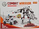 Xipoo Combat Warrior Building Blocks, Robot and Vehicle Play Set, 169 Pieces, 6 Years and Up