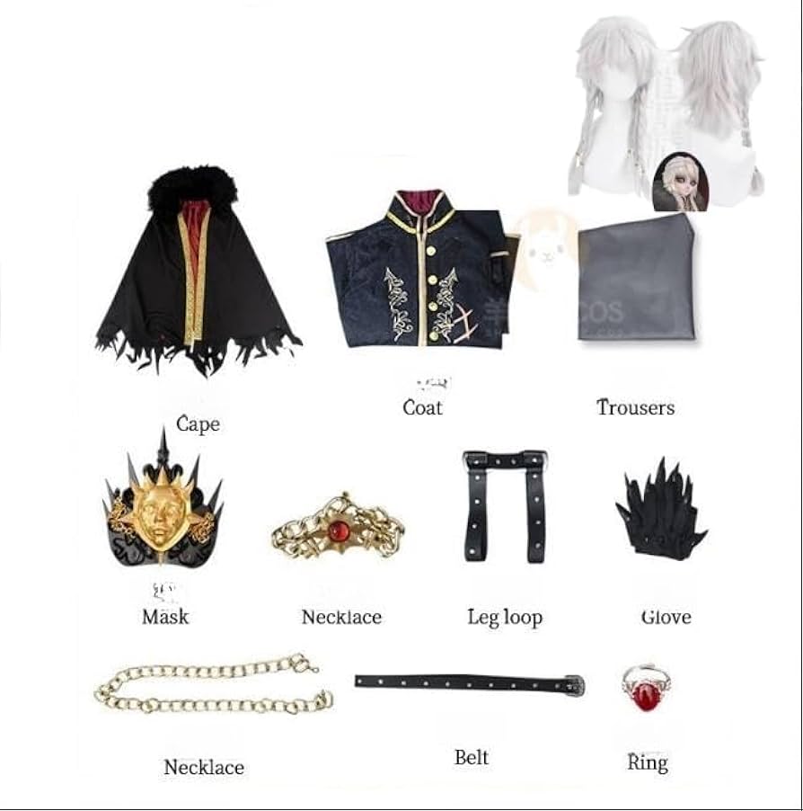 第五人格 イタカ 夜の番人 日を蝕む コスプレ ウィッグ付き 61tp3avQLwL._AC_UF350,