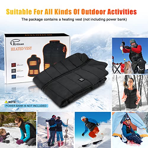 Rrtizan Heated Vest for Mens and Womens, USB Electric Heating Vests, 3 Temperature Levels Electrically Heated Jacket, Size Adjustable, Washable, Winter Warm Vest Coats for Hunting, Outdoor, Camping steampunk buy now online Rrtizan Heated Vest for Mens and Womens, USB Electric Heating Vests, 3 Temperature Levels Electrically Heated Jacket, Size Adjustable, Washable, Winter Warm Vest Coats for Hunting, Outdoor, Camping steampunk buy now online