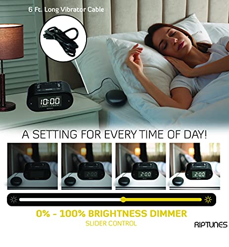 Riptunes WAV110K Loud Alarm Clock With Bed Shaker thumb #5