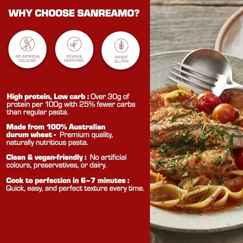 Image of San Remo Small Shells Pasta, 500g | Classic Shell Shape for Soups, Salads & Saucy Recipes | 100% Vegetarian /Vegan (Pack of 2)