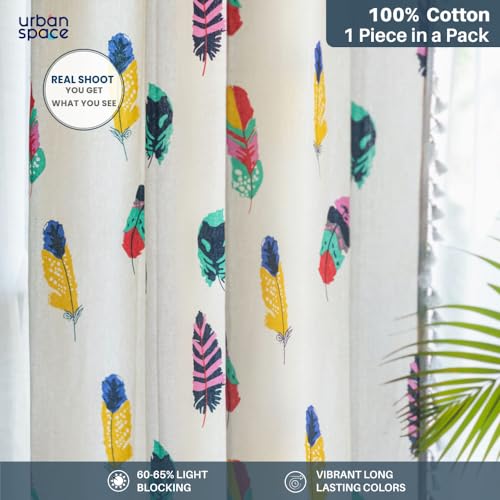 Urban Space Store Urban Space 100% Cotton Door Curtain 7x4 1 Pieces - Image 4