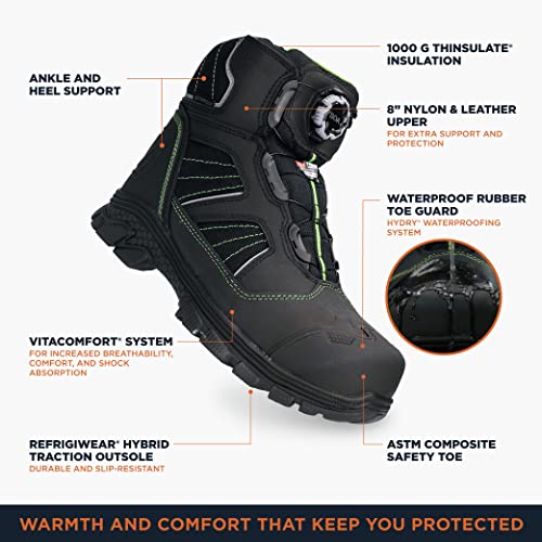 RefrigiWear Men's Extreme Hiker Waterproof Thinsulate Insulated Freezer Boots3