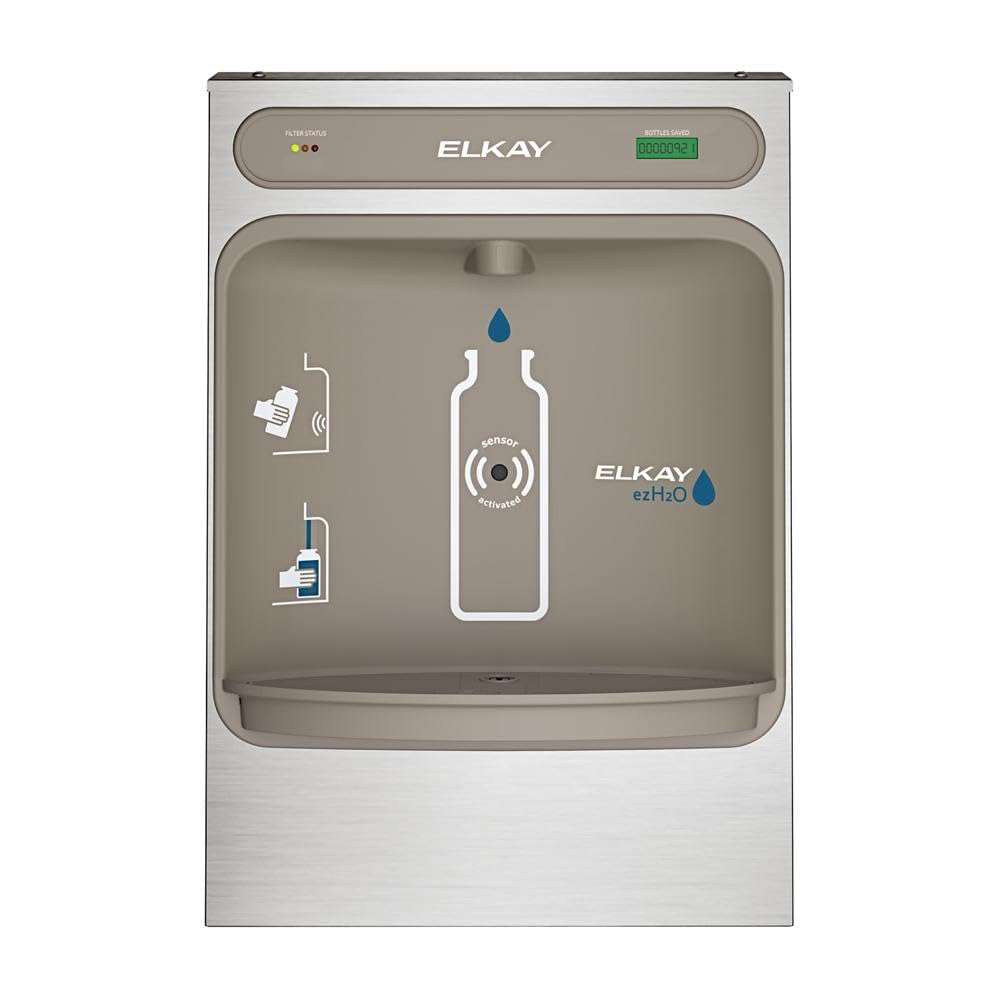 Elkay LZWSSM EZH2O Surface Mount Filtered Bottle Filling Station Non-Refrig. Stainless Steel product thumbnail 3