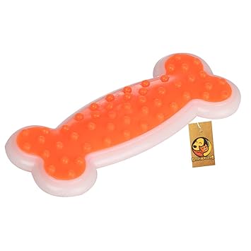 Foodie Puppies Bone Shape Bite Chew Teething Toy for Dogs