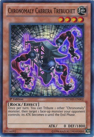 Yu-Gi-Oh! - Chronomaly Cabrera Trebuchet (NUMH-EN002) - Number Hunters - 1st Edition - Super Rare by Yu-Gi-Oh!