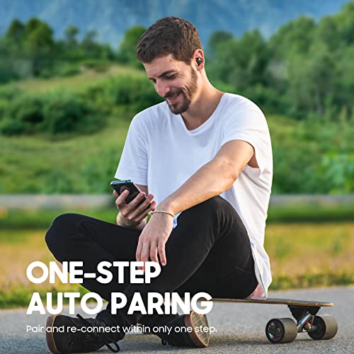 Xtremtec Deep Bass Sound True Wireless Earbuds Noise Isolation Bluetooth Headphones With Wireless Charging Case Ipx6 Waterproof In-Ear Earphone With Microphones (Sage Green) #TOP7