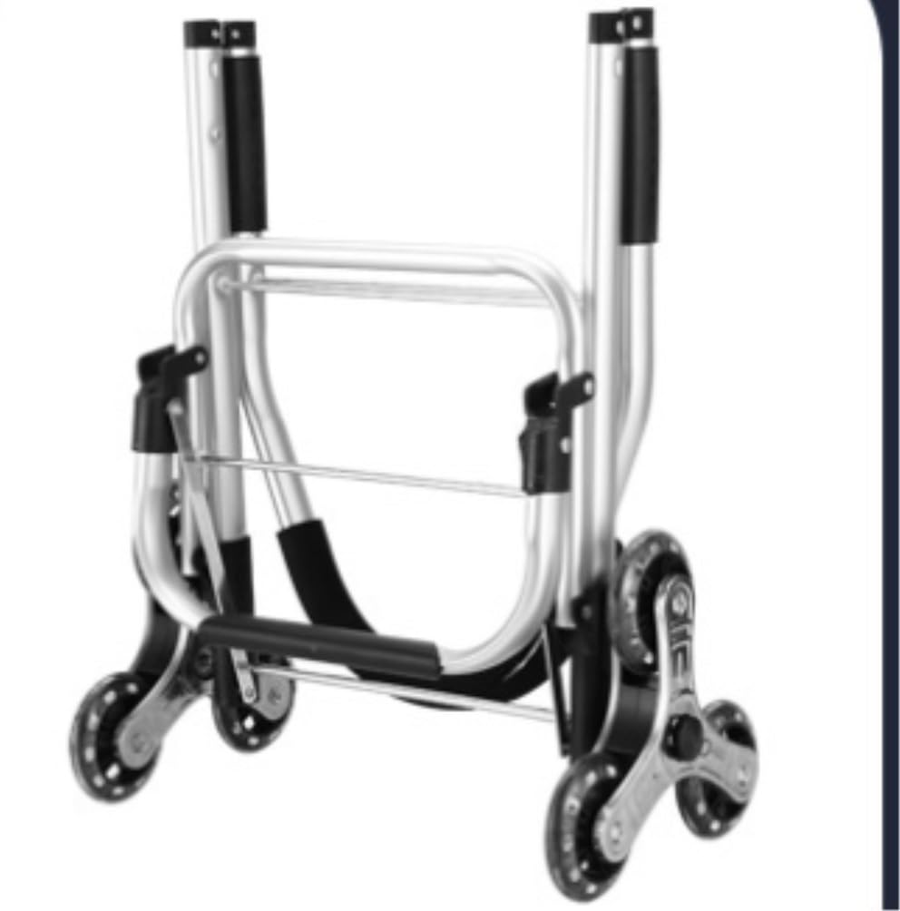 Carrello multiuso pieghevole con ruote for salire le scale e corda(C)