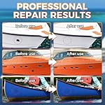 Bondtech Marine Fiberglass Repair Kit for Boats, Multi-Functional Gel Coat Repair Kit for Boats, Surfboards, Kayaks, Fix Holes, Chips, Scratches, Deep Cracks with Color Match Silicone Sealant - Image 3