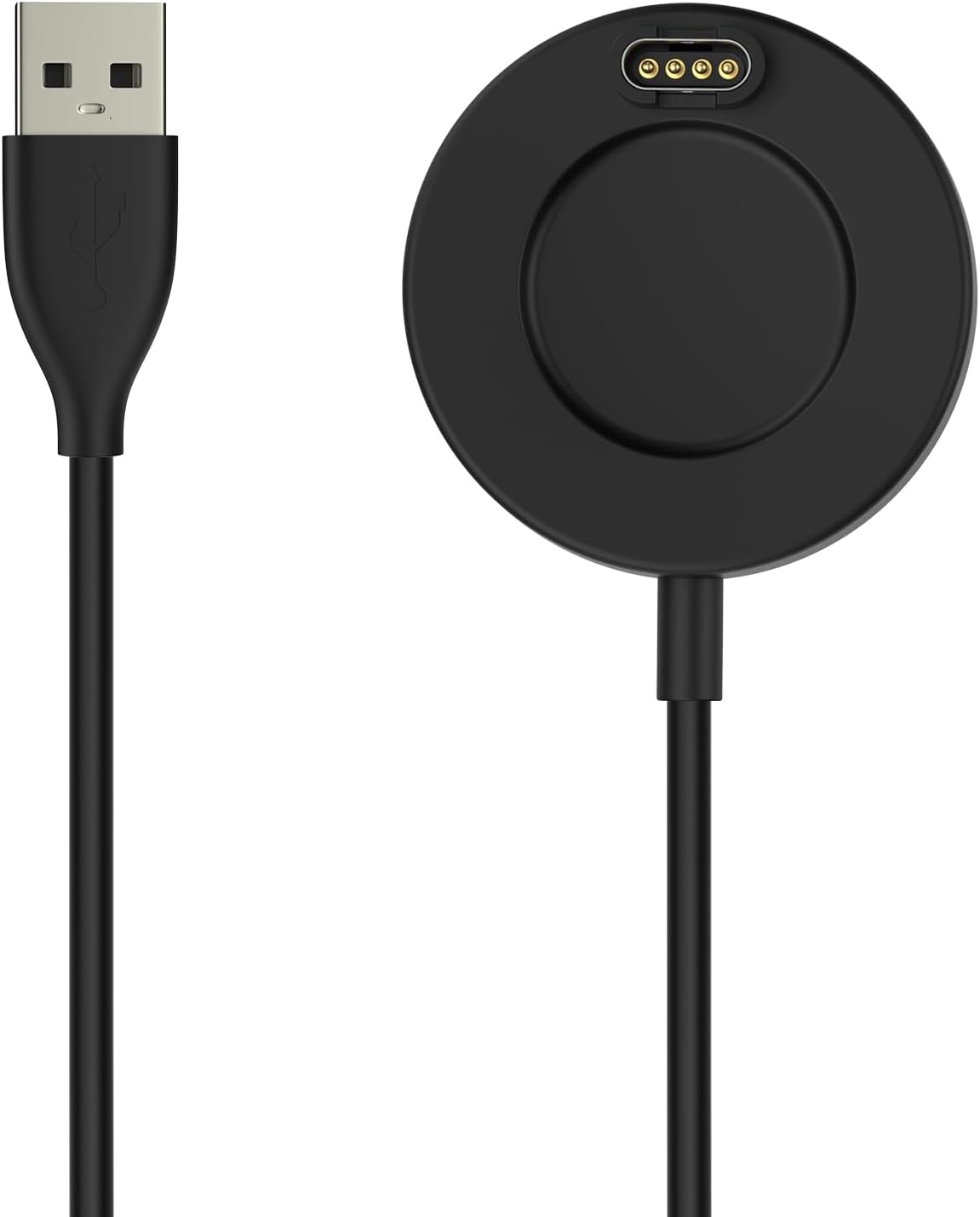 Charger Compatible with Watch, Type C Charging Dock Cable Compatible with Vivoactive 6/5, Fenix 8/7/6/5, Forerunner 970/570/265, Venu 4/3s, Charger Cable with 3.3 ft/1 m, Black