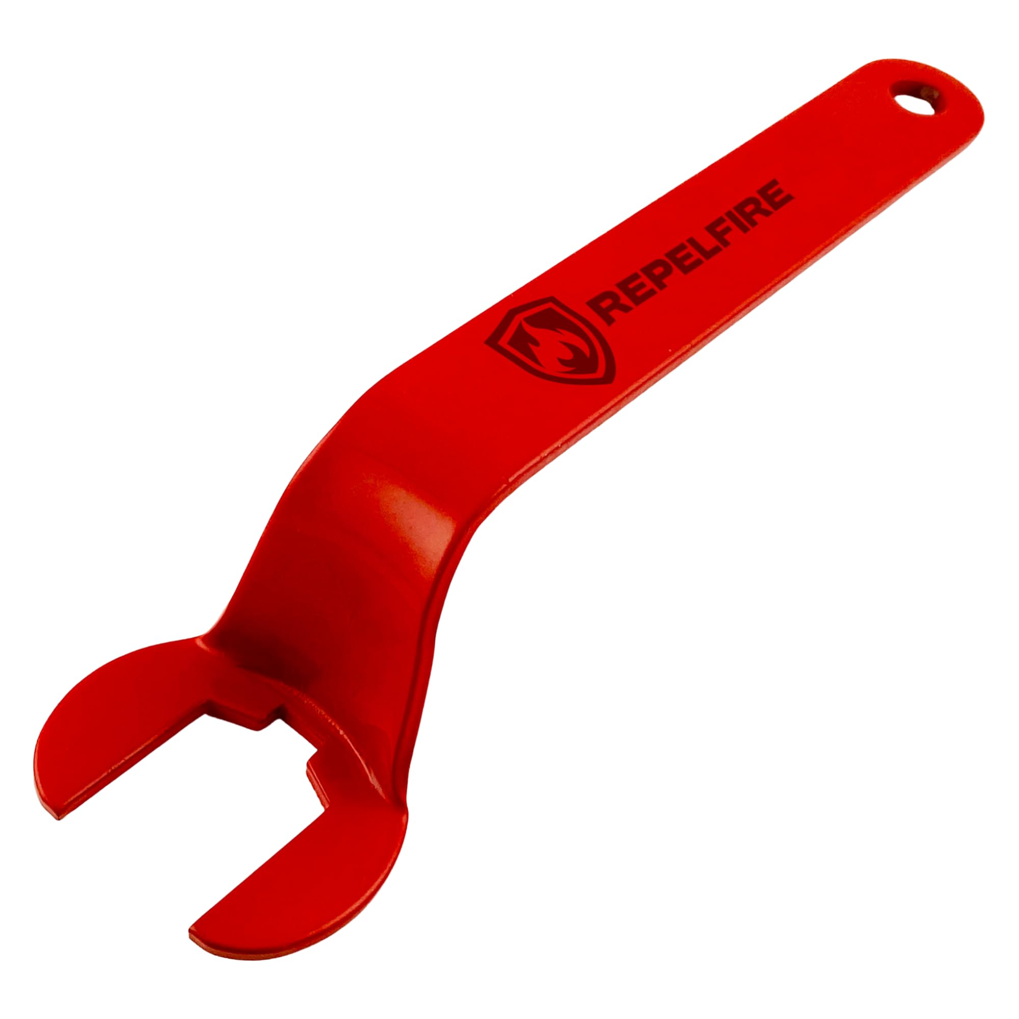 Fire Sprinkler Wrench 1/2" for Fire Sprinkler Heads – Semi Recessed, Concealed, Exposed – Heavy-Duty Powder-Coated Steel (Red, 1-Pack)