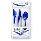 Genuine Fred Dine Ink Pen Utensil Set, Set of 3