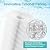 SimPure 10"x4.5" Pleated Sediment Water Filter, 50 Micron Whole House Water Filter Cartridge for Well Water Compatible with FXHSC, ECP20-BB, R50-BBSA, CB1-SED10-BB (4 Pack)
