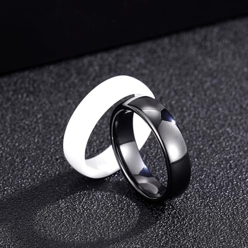 Smart Tesla Key Ring Model3/Y/S NFC Access Control Lock Door Unlock KeyCards Ring Ceramic Men and Women (Black, US#11)4