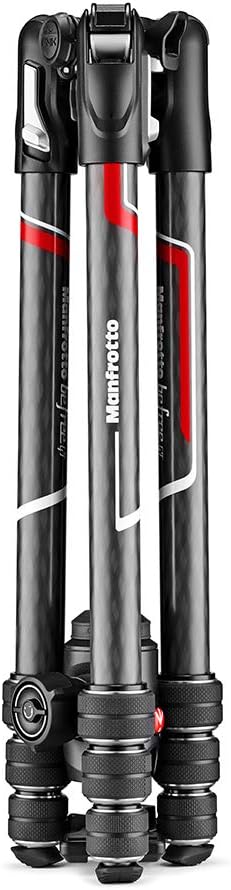 Manfrotto MKBFRTC4GT-BH Befree Advanced Travel Tripod, Twist Lock with Ball Head for Canon, Nikon, Sony, DSLR, CSC, Mirrorless, Up to 10 kg, Lightweight with Tripod Bag, Carbon, Black : Electronics