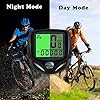 DINOKA Bike Computer Wireless Waterproof Cycling Computer Automatic Wake-up Multifunctions Bicycle Speedometer Odometer Backlight LCD Display-Tracking Distance Avs Speed Time #2