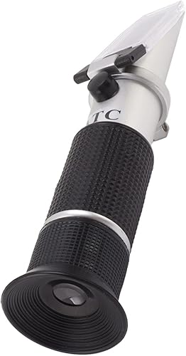 Miniatura 9 de Jeanoko Refractómetro de prueba de alcohol Refractómetro Brix Meter con función de compensación automática de temperatura Hidrómetro en la