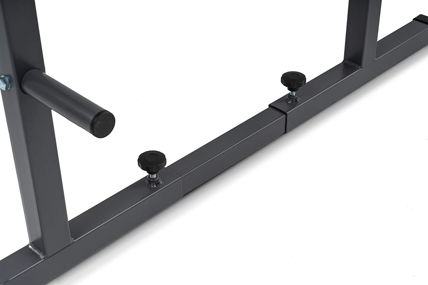 HOP-Sport® Barres parallèles Ajustables HS-1010K avec Gants, Station pour Pompes et dips en Acier, équipée de Pieds antidérapants, pour entraînements Musculation à Domicile