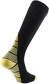 Coloridos Calcetines Largos De Compresión De Tobillo L/Xl Amarillo * 3 Pares
