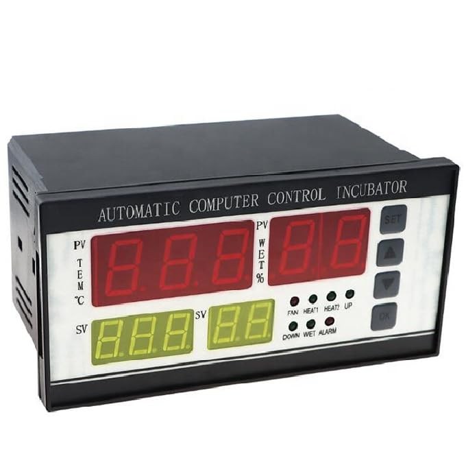 TM&W Egg Incubator Accessories Controller W3001, w1209, m452, stc 1000, stc 3028, xm18 and xm18D Sensor Humidity Maker Useful to Built Big Size incubators (XM18 Black)