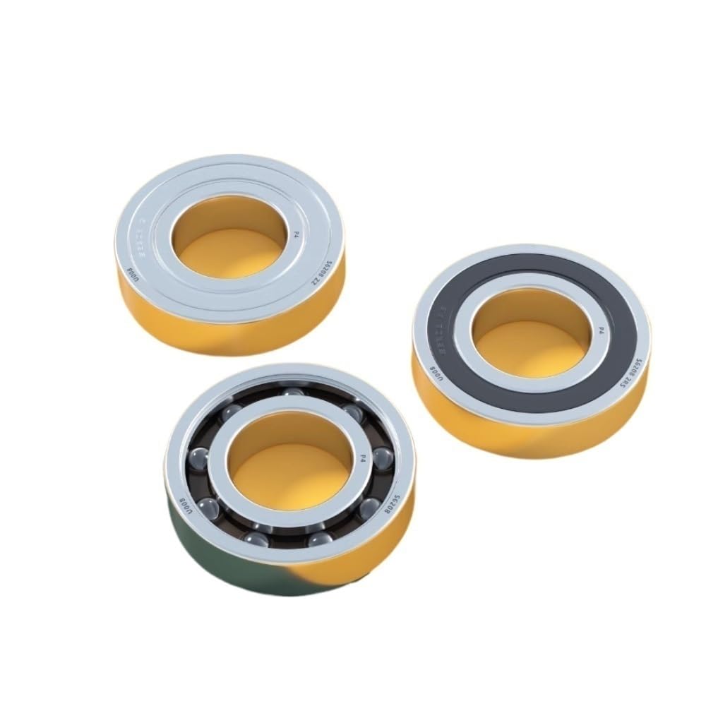 Lot de 10 roulements à Billes Hybrides en céramique et Acier Inoxydable P4 for Moulinet de pêche, S603/S604/S605/S608/688