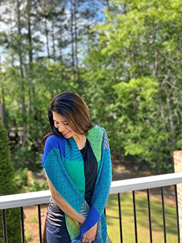 Heavenly Baby Alpaca Wool Scarf for Men and Women, Luxury Fiber & Silk Unisex Scarves Soft Warm Winter Wraps3