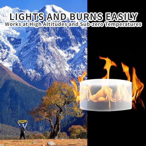 Solid Fuel Tablets Fire Starter for Fireplace, for Indoor and Outdoor use, for Campfires, BBQ, Fire Starters for Grill and Wood Stove - Firelighters - Image 5