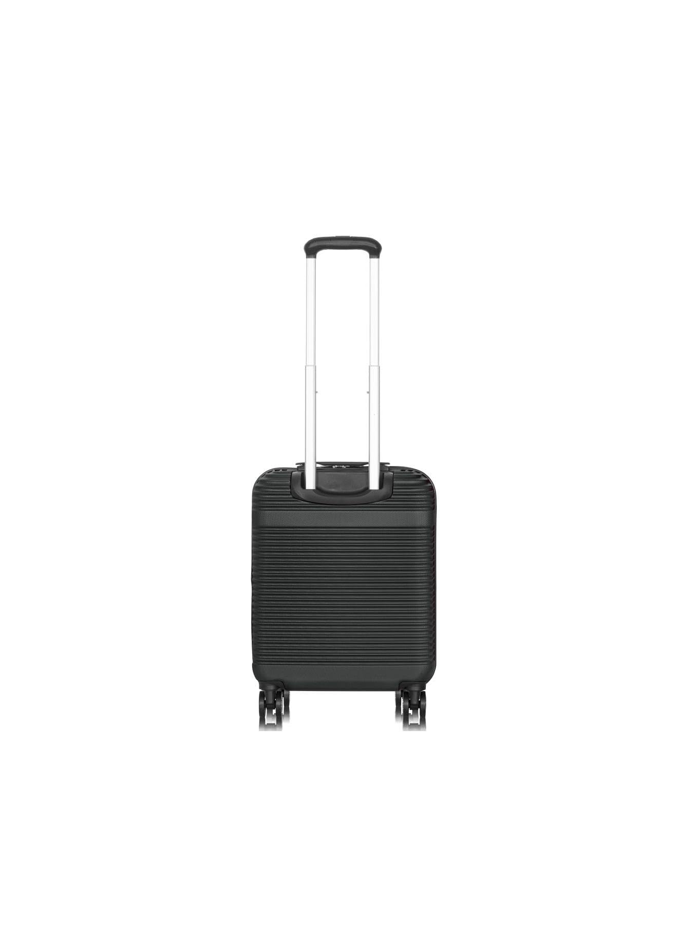 OCHNIK Handgepäck Koffer | Kabinenkoffer |Hartschalenkoffer | Kabinentrolley Hartschale | Reisekoffer | Material: ABS | Farbe: Schwarz | Maße: 55x40x20,5cm 33 Liter | 4 Rollen | Hohe Qualität